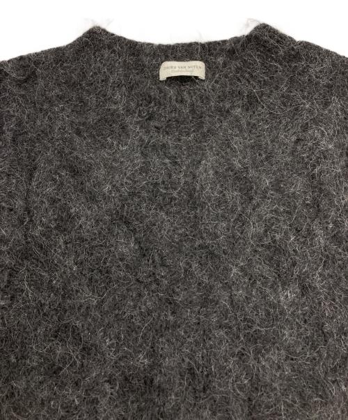 DRIES VAN NOTEN（ドリスヴァンノッテン）DRIES VAN NOTEN (ドリスヴァンノッテン) アルパカ混ニット グレー サイズ:Extra Smallの古着・服飾アイテム