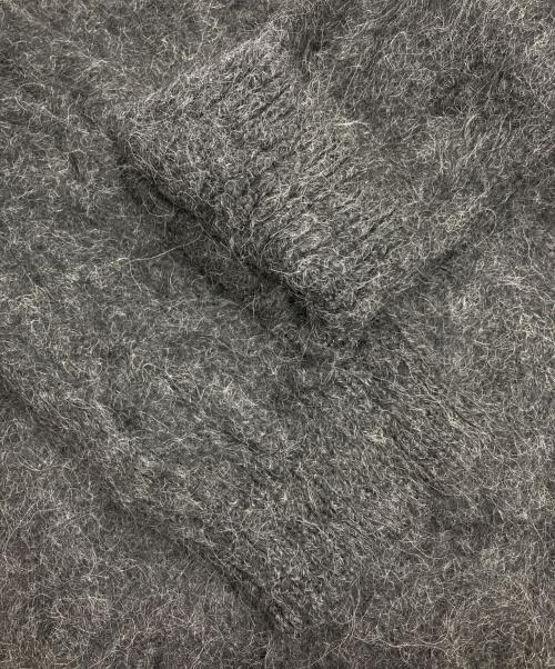 DRIES VAN NOTEN（ドリスヴァンノッテン）DRIES VAN NOTEN (ドリスヴァンノッテン) アルパカ混ニット グレー サイズ:Extra Smallの古着・服飾アイテム