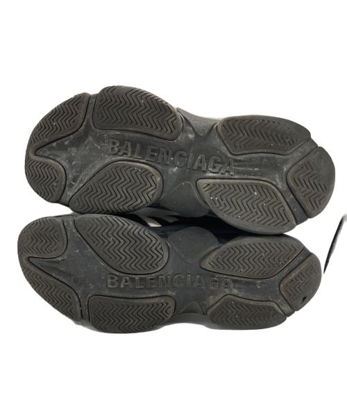 adidas（アディダス）adidas (アディダス) BALENCIAGA (バレンシアガ) TRIPLE S ブラック×ホワイト サイズ:42の古着・服飾アイテム