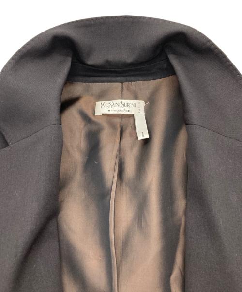 Yves Saint Laurent（イヴサンローラン）Yves Saint Laurent (イヴサンローラン) テーラードジャケット ダークブラウン サイズ:34の古着・服飾アイテム