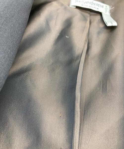 Yves Saint Laurent（イヴサンローラン）Yves Saint Laurent (イヴサンローラン) テーラードジャケット ダークブラウン サイズ:34の古着・服飾アイテム