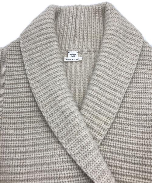 HERMES（エルメス）HERMES (エルメス) 26AW カシミヤ ダブル ニットジャケット ベージュ サイズ:36の古着・服飾アイテム