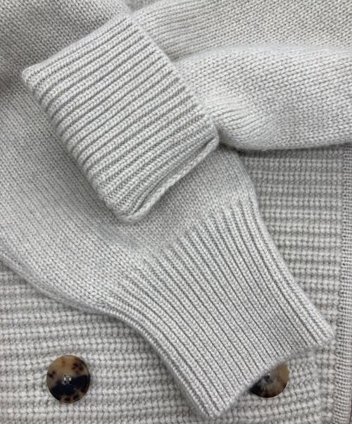 HERMES（エルメス）HERMES (エルメス) 26AW カシミヤ ダブル ニットジャケット ベージュ サイズ:36の古着・服飾アイテム