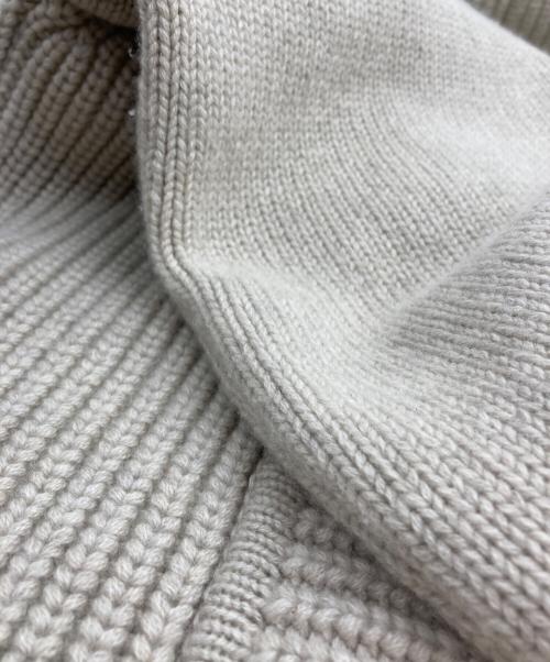 HERMES（エルメス）HERMES (エルメス) 26AW カシミヤ ダブル ニットジャケット ベージュ サイズ:36の古着・服飾アイテム
