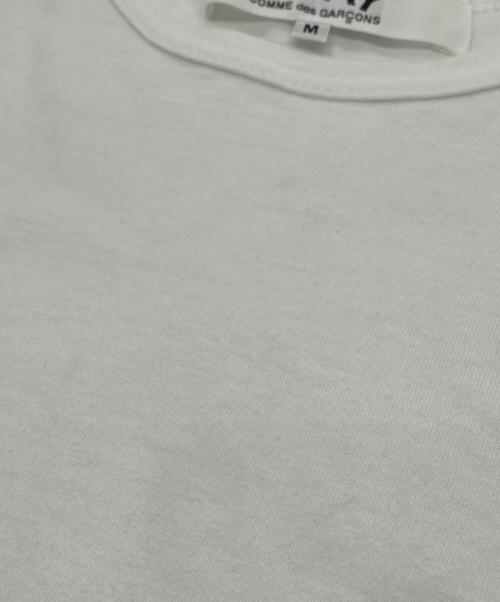PLAY COMME des GARCONS（プレイコムデギャルソン）PLAY COMME des GARCONS (プレイコムデギャルソン) T-Shirt With Red Emblem ホワイト サイズ:Mの古着・服飾アイテム