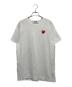 PLAY COMME des GARCONS（プレイコムデギャルソン）の古着「T-Shirt With Red Emblem」｜ホワイト