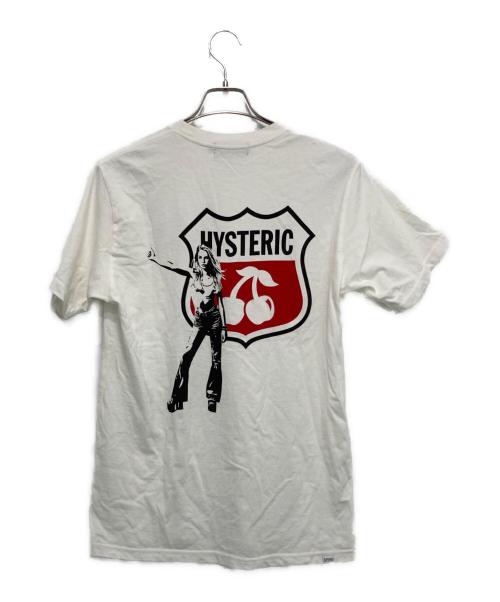 Hysteric Glamour（ヒステリックグラマー）Hysteric Glamour (ヒステリックグラマー) HYSTERIC CHERRY Tシャツ ホワイト サイズ:Mの古着・服飾アイテム