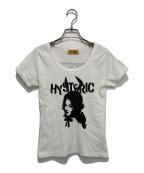 Hysteric Glamourヒステリックグラマー）の古着「BUNNY GIRL チビTシャツ」｜ホワイト