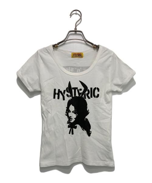 Hysteric Glamour（ヒステリックグラマー）Hysteric Glamour (ヒステリックグラマー) BUNNY GIRL チビTシャツ ホワイト サイズ:FREEの古着・服飾アイテム