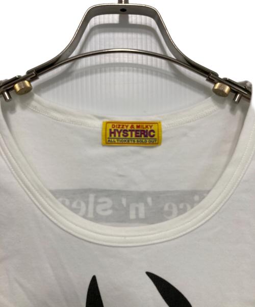 Hysteric Glamour（ヒステリックグラマー）Hysteric Glamour (ヒステリックグラマー) BUNNY GIRL チビTシャツ ホワイト サイズ:FREEの古着・服飾アイテム
