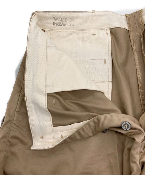 BUZZ RICKSON'S（バズリクソンズ）Buzz Rickson's (バズリクソンズ) EARLY MILITARY CHINOS 1945 MODEL ベージュ サイズ:SIZE 38の古着・服飾アイテム