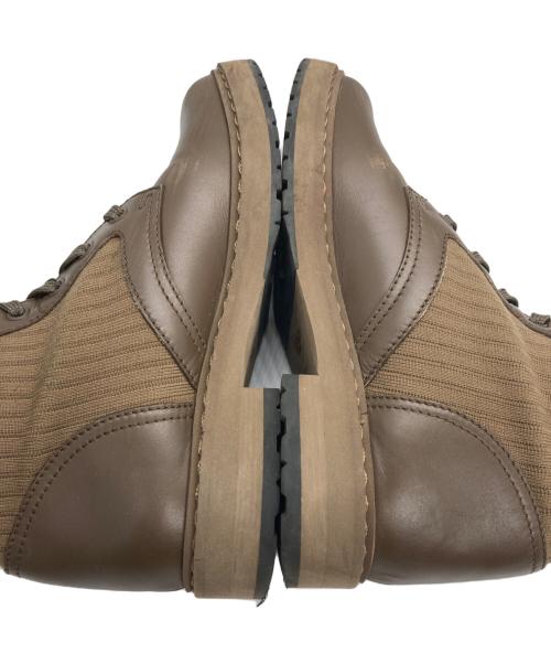 FENDI（フェンディ）FENDI (フェンディ) Leather and Fabric Combat Boots ブラウン サイズ:37の古着・服飾アイテム