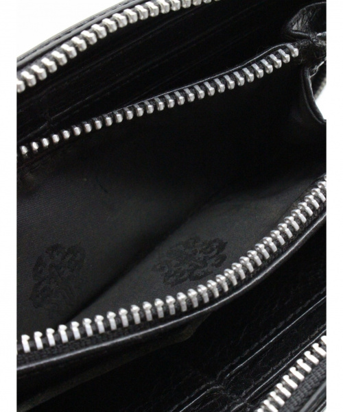 CHROME HEARTS（クロムハーツ）CHROME HEARTS (クロムハーツ) セメタリークロスパッチウォレット ブラック サイズ:-の古着・服飾アイテム