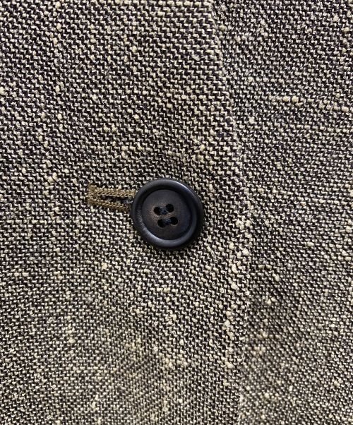 SATORU SASAKI（サトル ササキ）SATORU SASAKI (サトル ササキ) ノースリーブジャケット ブラウン サイズ:2の古着・服飾アイテム