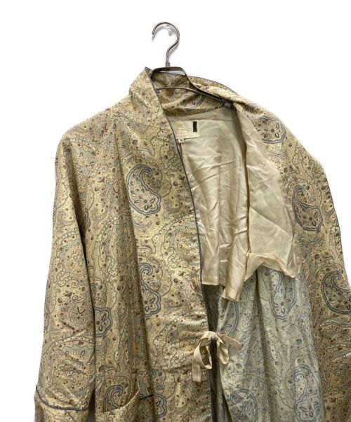 ETRO（エトロ）ETRO (エトロ) ペイズリー柄コート ベージュ サイズ:FREEの古着・服飾アイテム