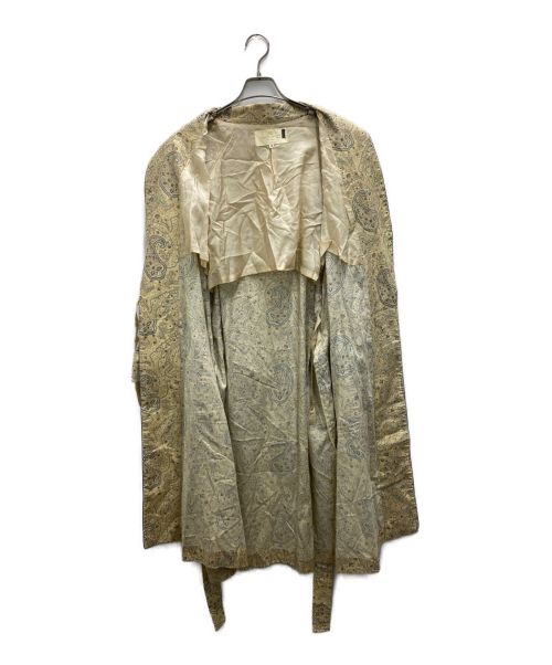 ETRO（エトロ）ETRO (エトロ) ペイズリー柄コート ベージュ サイズ:FREEの古着・服飾アイテム