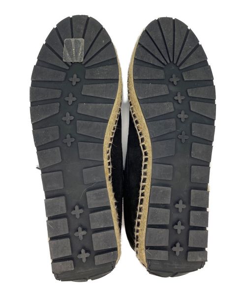 BALENCIAGA（バレンシアガ）BALENCIAGA (バレンシアガ) スエード エスパドリーユ アンクルブーツ ブラック サイズ:38の古着・服飾アイテム