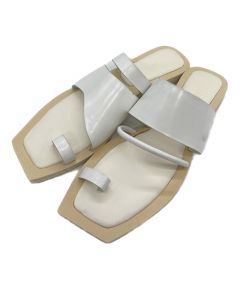 中古・古着通販】UN3D. (アンスリード) ASYMME FLAT SANDAL ホワイト 