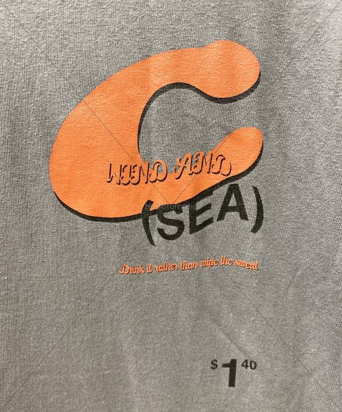 WIND AND SEA（ウィンダンシー）WIND AND SEA (ウィンダンシー) プリントカットソー グレー サイズ:Lの古着・服飾アイテム