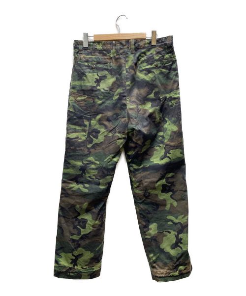 eYe COMME des GARCONS JUNYAWATANABE MAN（アイ コム デ ギャルソン ジュンヤ ワタナベ マン）eYe COMME des GARCONS JUNYAWATANABE MAN (アイ コム デ ギャルソン ジュンヤ ワタナベ マン) BerBerJin (ベンベルジン) 転写プリントビンテージ迷彩カーゴパンツ カーキ サイズ:Lの古着・服飾アイテム