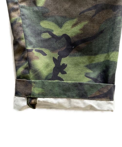 eYe COMME des GARCONS JUNYAWATANABE MAN（アイ コム デ ギャルソン ジュンヤ ワタナベ マン）eYe COMME des GARCONS JUNYAWATANABE MAN (アイ コム デ ギャルソン ジュンヤ ワタナベ マン) BerBerJin (ベンベルジン) 転写プリントビンテージ迷彩カーゴパンツ カーキ サイズ:Lの古着・服飾アイテム