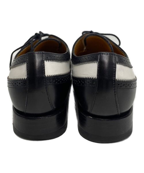 Jalan Sriwijaya（ジャランスリウァヤ）Jalan Sriwijaya (ジャランスリウァヤ) ウィングチップブーツ ホワイト×ブラック サイズ:5 1/2の古着・服飾アイテム