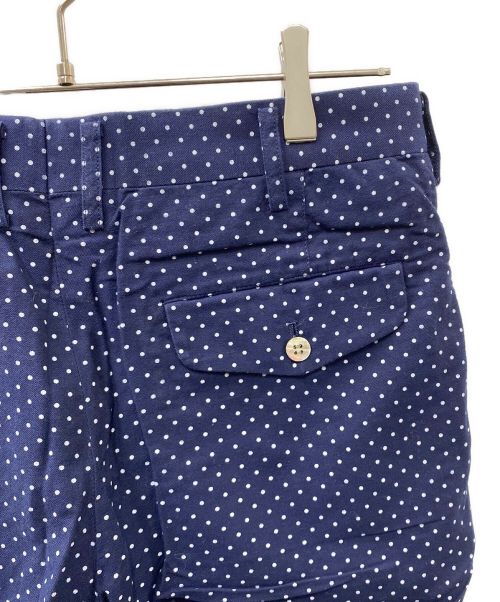 COMME des GARCONS HOMME（コムデギャルソン オム）COMME des GARCONS HOMME (コムデギャルソン オム) ドットハーフパンツ ネイビー×ホワイト サイズ:Sの古着・服飾アイテム