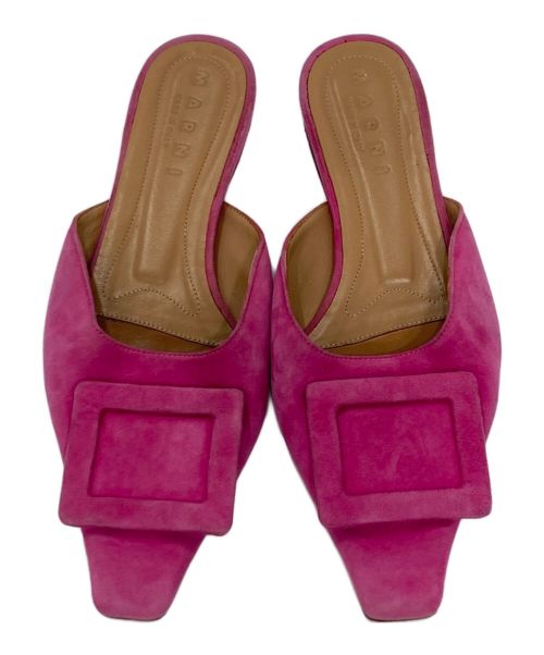 MARNI（マルニ）MARNI (マルニ) ミュール ピンク サイズ:37の古着・服飾アイテム