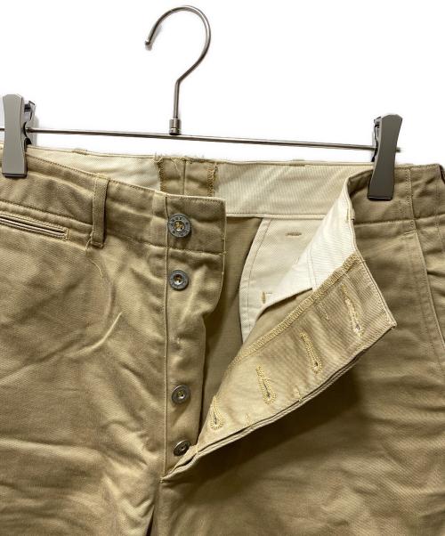 US ARMY（ユーエスアーミー）US ARMY (ユーエスアーミー) 40S'アーミーチノショーツ ベージュ サイズ:30の古着・服飾アイテム