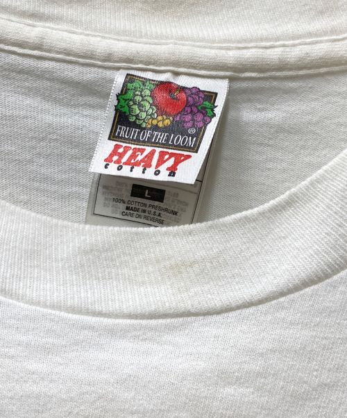 FRUIT OF THE LOOM（フルーツオブザルーム）FRUIT OF THE LOOM (フルーツオブザルーム) プリントTシャツ ホワイト サイズ:Lの古着・服飾アイテム