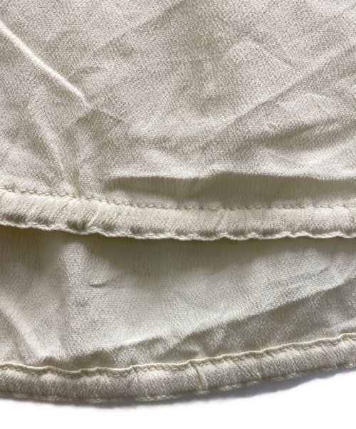 MARNI（マルニ）MARNI (マルニ) シルク混ギャザーカットソー ベージュ サイズ:42の古着・服飾アイテム