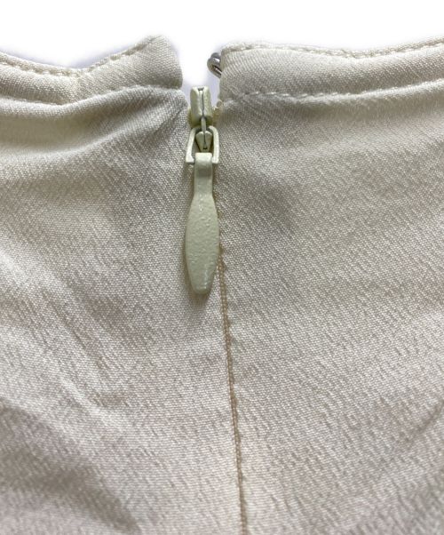 MARNI（マルニ）MARNI (マルニ) シルク混ギャザーカットソー ベージュ サイズ:42の古着・服飾アイテム