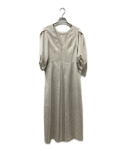 styling/ kei shirahata（スタイリング / ケイ シラハタ）styling/ kei shirahata (スタイリング / ケイ シラハタ) パフスリーブツイードワンピース グレー サイズ:SIZE1の古着・服飾アイテム