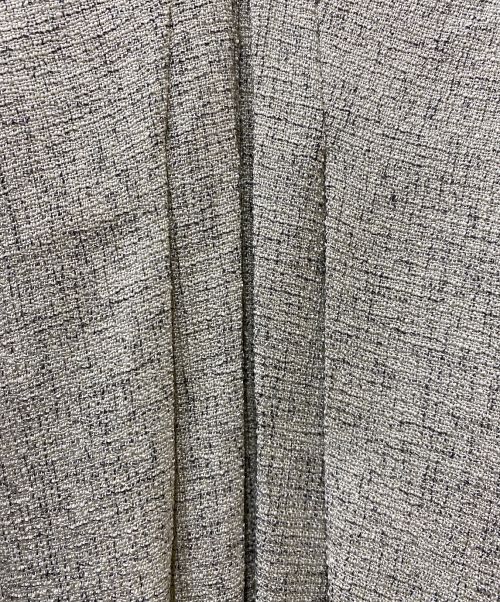 styling/ kei shirahata（スタイリング / ケイ シラハタ）styling/ kei shirahata (スタイリング / ケイ シラハタ) パフスリーブツイードワンピース グレー サイズ:SIZE1の古着・服飾アイテム