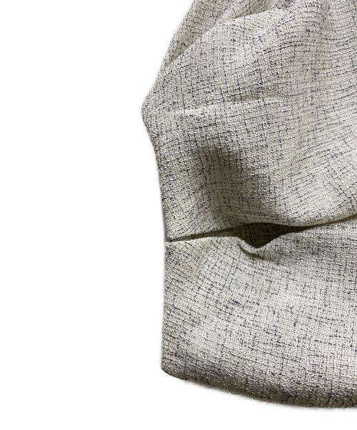 styling/ kei shirahata（スタイリング / ケイ シラハタ）styling/ kei shirahata (スタイリング / ケイ シラハタ) パフスリーブツイードワンピース グレー サイズ:SIZE1の古着・服飾アイテム