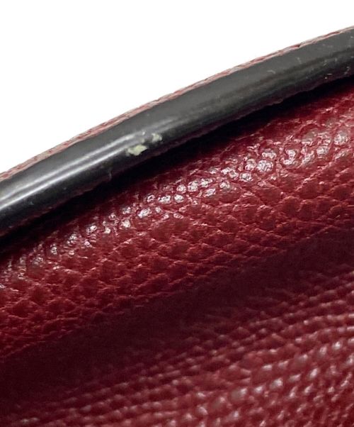 Valextra（ヴァレクストラ）Valextra (ヴァレクストラ) ショルダーバッグ バーガンディーの古着・服飾アイテム