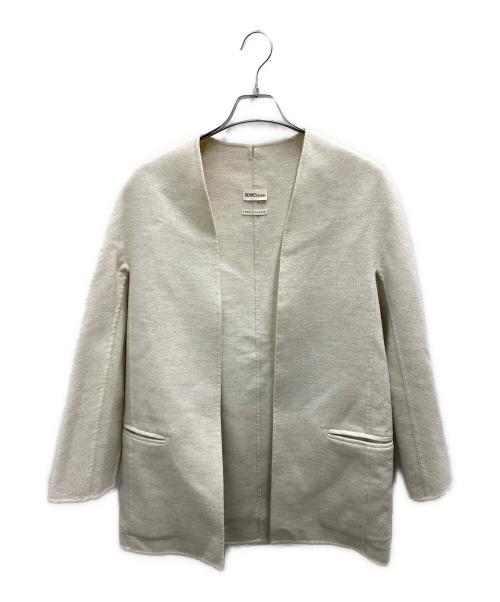 HERMES（エルメス）HERMES (エルメス) 2WAYレイヤードカシミヤコート アイボリー サイズ:36の古着・服飾アイテム