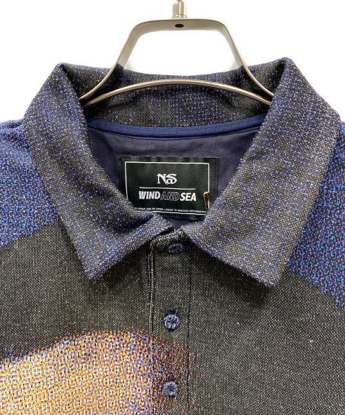 WIND AND SEA（ウィンダンシー）WIND AND SEA (ウィンダンシー) NAS GRAPHIC SHIRT ブルーブラック サイズ:Ｍの古着・服飾アイテム
