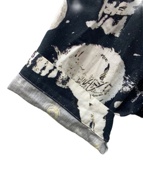 CHARLES JEFFREY LOVERBOY（チャールズ ジェフリー ラバーボーイ）CHARLES JEFFREY LOVERBOY (チャールズ ジェフリー ラバーボーイ) グラフィックショートスリーブワンピース ブラック サイズ:ＸＳの古着・服飾アイテム