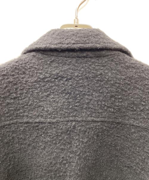 Ameri（アメリ）Ameri (アメリ) NAPPING WOOL SHIRT JACKET ナッピングウールシャツジャケット ブラック サイズ:Mの古着・服飾アイテム