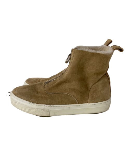 CELINE（セリーヌ）CELINE (セリーヌ) ムートンハイカット ボアスニーカー ベージュ サイズ:38の古着・服飾アイテム