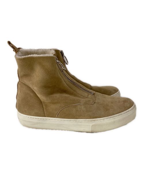 CELINE（セリーヌ）CELINE (セリーヌ) ムートンハイカット ボアスニーカー ベージュ サイズ:38の古着・服飾アイテム