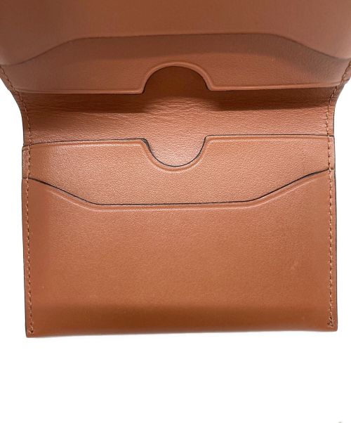 Acne studios（アクネ ストゥディオス）ACNE STUDIOS (アクネストゥディオス) カードケース ブラウンの古着・服飾アイテム