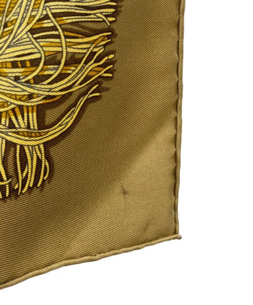 HERMES（エルメス）HERMES (エルメス) カレ90 ブラウンの古着・服飾アイテム