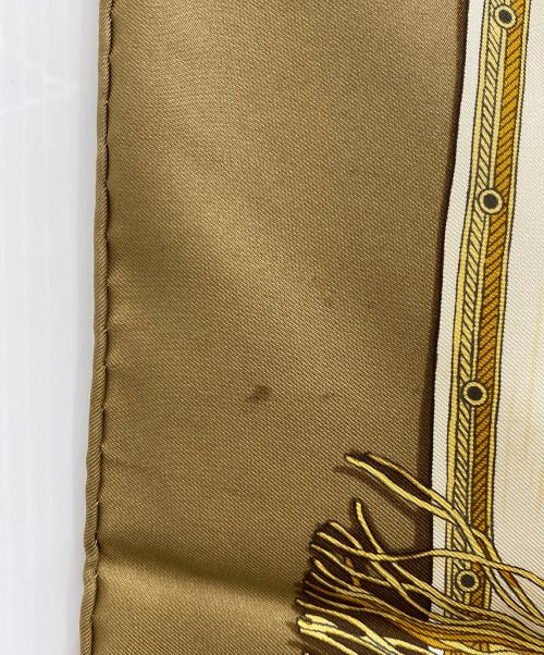 HERMES（エルメス）HERMES (エルメス) カレ90 ブラウンの古着・服飾アイテム