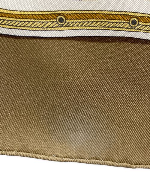 HERMES（エルメス）HERMES (エルメス) カレ90 ブラウンの古着・服飾アイテム