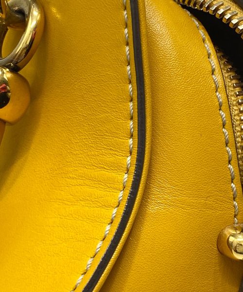 TOD'S（トッズ）TOD'S (トッズ) SELLA 2WAYミニショルダーバッグ マスタードの古着・服飾アイテム