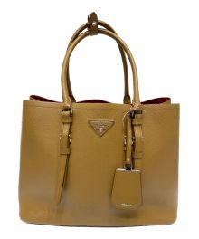 PRADA（プラダ）の古着「2WAYレザートートバッグ」｜ブラウン