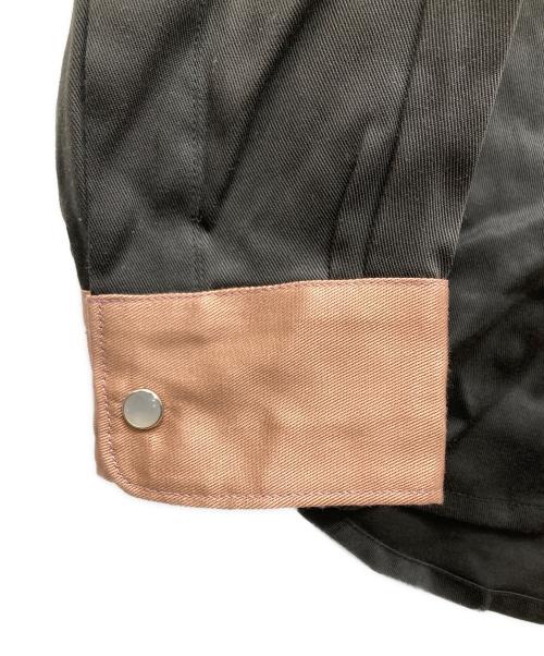 myne（マイン）myne (マイン) Star Patch Shirt ブラック サイズ:Mの古着・服飾アイテム