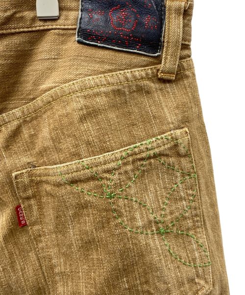 SUGAR CANE（シュガーケーン）SUGAR CANE (シュガーケーン) デニムパンツ ベージュ サイズ:SIZE 86cmの古着・服飾アイテム